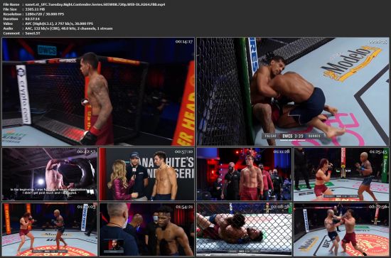 UFC Tuesday Night Contender Series S05W08 720p WEB-DL H264 FBB