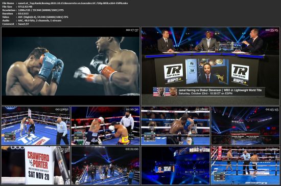 Top Rank Boxing 2021 10 15 Navarrete vs Gonzalez 720p WEB x264-ESPN UnderCard