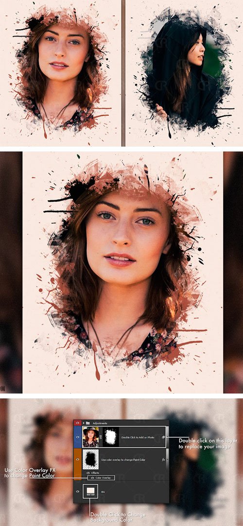 Cool Artistic PSD Photo Effects for Photoshop