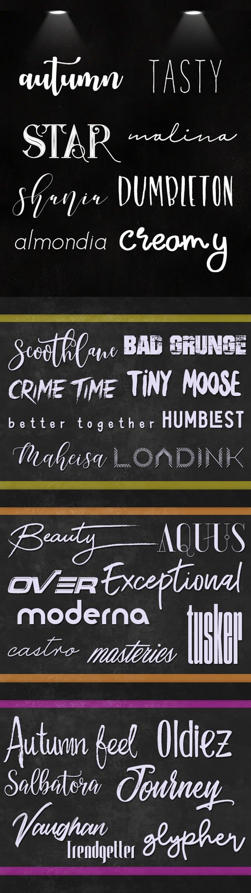 31 Best Fonts Collection