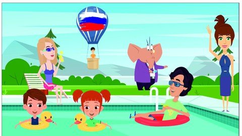The most common Russian verbs with cartoon video explanation