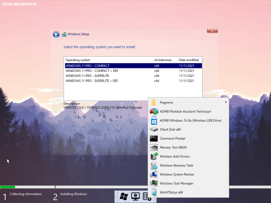 Windows 11 Pro Lite 21H2 Build 22000.318 x64 November 2021