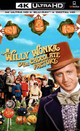 Willy Wonka And The Chocolate Factory 1971 2160p BluRay HDR10 10bit x265 HEVC DTS-HD MA 5.1-PHOCiS