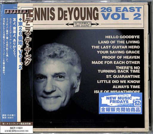 Dennis DeYoung - 26 East Vol. 2 (2021) {Japanese Edition} CD-Rip