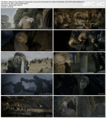 The Hobbit An Unexpected Journey 2012 Extended Cut 2160p UHD BluRay 10bit HDR x265-HazMatt