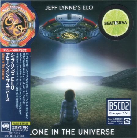 Jeff Lynne's ELO - Alone In The Universe (2015) {2021, Blu-Spec CD2, Japanese Limited Edition, Reissue}
