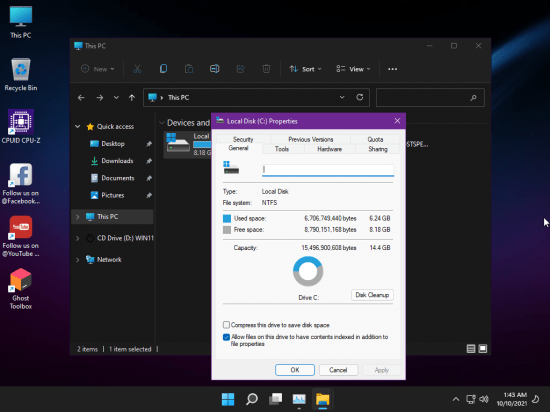 Windows 11 Pro Lite 21H2 Build 22000.318 x64 November 2021