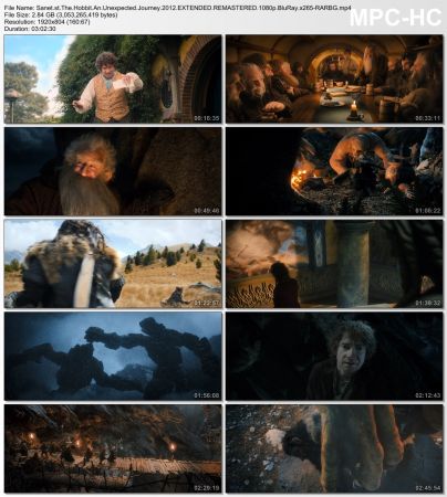The Hobbit An Unexpected Journey 2012 EXTENDED REMASTERED 1080p BluRay x265-RARBG