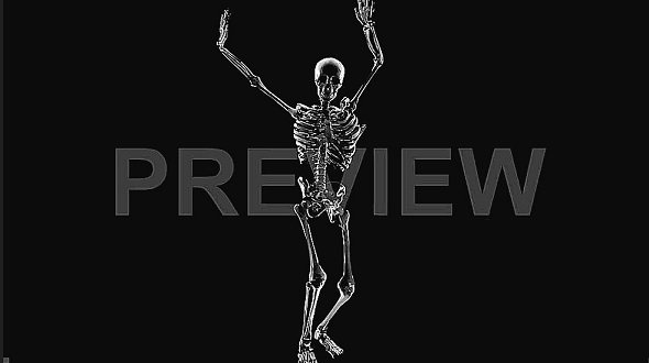 Skeleton Loops On Alpha Pack 819088 - Stock Motion Graphics