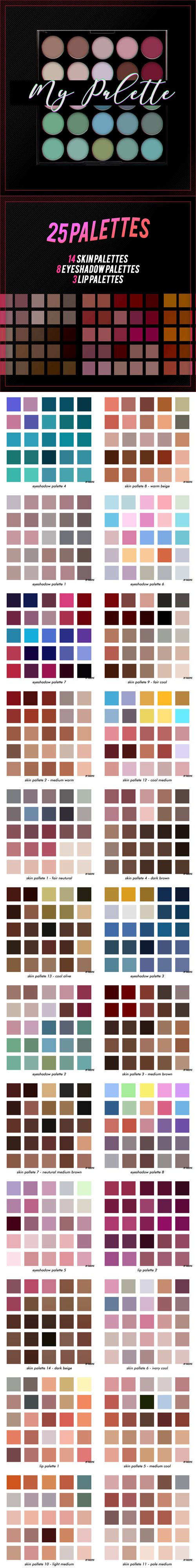 My Pallete - 25 Complete Palletes Pack