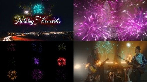 Fireworks Pack | Motion Graphics - 34961916