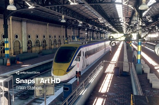 Unity Asset - Snaps Art HD | Train Station v1.1 | SoftArchive