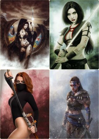 Art Girls and katanas