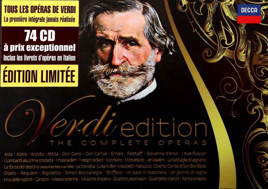 Giuseppe Verdi - Verdi Edition: The Complete Operas [74 CD Box Set] (2009) MP3