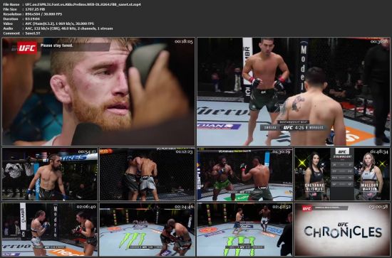 UFC on ESPN 31 Font vs Aldo Prelims WEB-DL H264 FBB