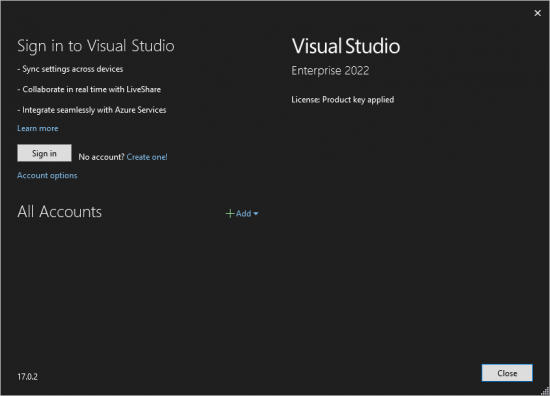 Microsoft Visual Studio 2022 Enterprise / Professional / Community v17.0.2 (Build 17.0.31919.166) Multilingual