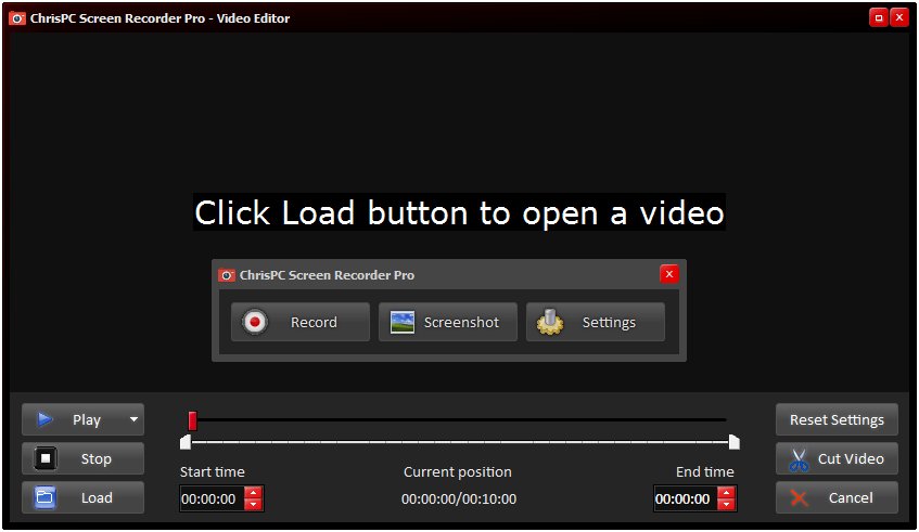 ChrisPC Screen Recorder 2.23.0911.0 download the new