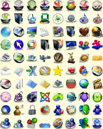 260 Icons 3D GOLD Edition (pack 2)