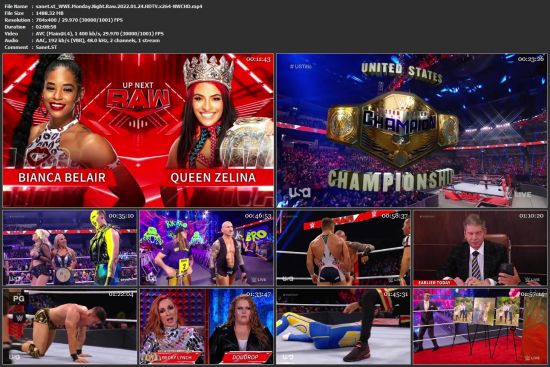 WWE Monday Night Raw 2022.01.24 HDTV x264-NWCHD