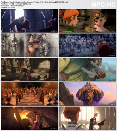 Justin and the Knights of Valour 2013 1080p BluRay x265-RARBG