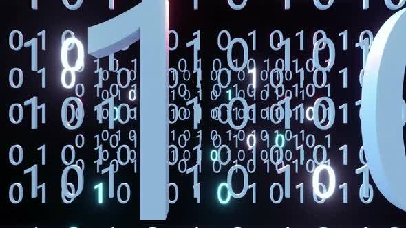 Videohive - Binary Number 03 Hd - 36318763