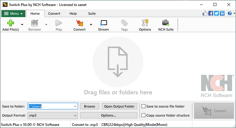 download nch switch audio file converter plus v4.17 keygen