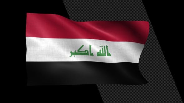 Videohive - Iraq Flag - 36378378