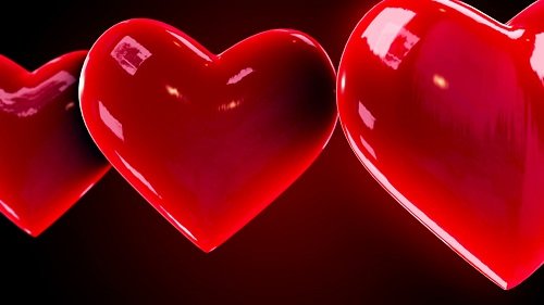 Looping Hearts - Background Footage