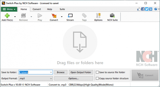 download www.softhound,com/nch-switch-audio-file-converter-plus