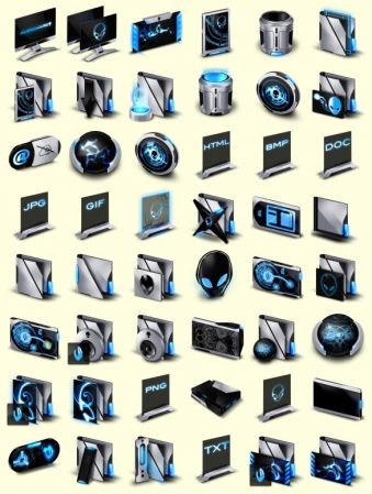 Icons Alien Ware Invader (ico)