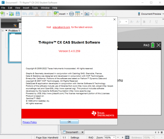 TI-Nspire CX CAS Student Software 5.4.0.259 (x64) Multilingual