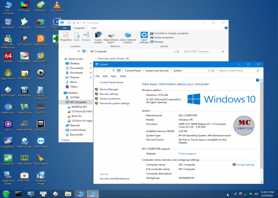 WinPE MCBoot VN Version 8.5.030222 2022