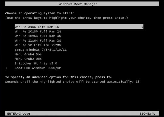WinPE MCBoot VN Version 8.5.030222 2022