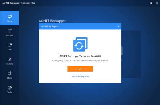 AOMEI Backupper 6.8.0 x64 Technician Plus WINPE English