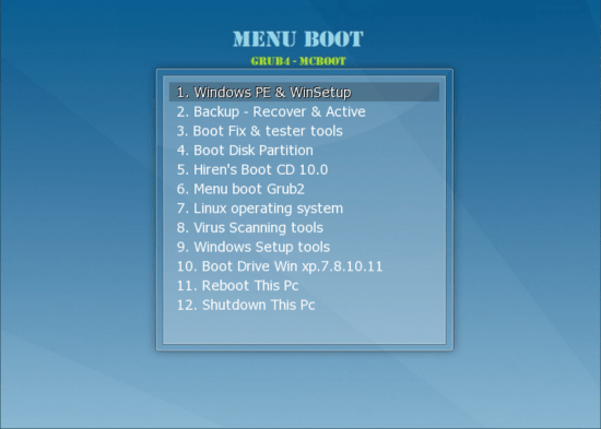 WinPE MCBoot VN Version 8.5.030222 2022