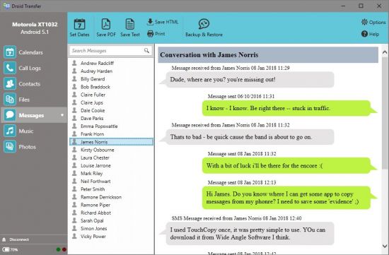 Droid Transfer 1.64 Multilingual