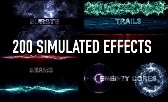 200 FX Alpha VFX Asset Library