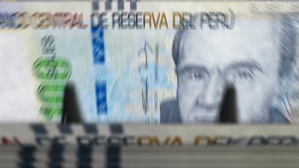 Videohive - Peruvian Soles money counting machine down loop - 36406729