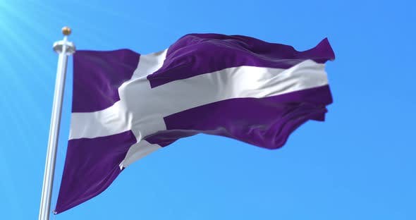 Videohive - Protestantism Flag, German Protestants - 36403269