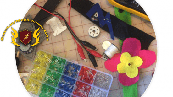 Introduction to Hand Stitching, Soft Circuits and e-Textiles