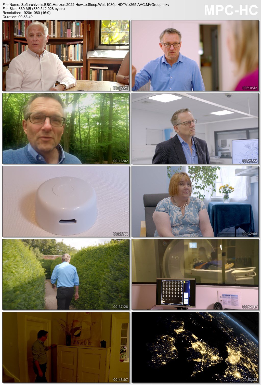 BBC Horizon How To Sleep Well 2022 1080p HDTV X265 AAC MVGroup SoftArchive