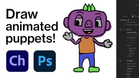 Sketchy Characters  Draw an original animated puppet in Adobe Character Animator and Photoshop