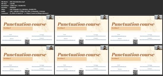 English punctuation marks made fun! (13 punctuation marks)