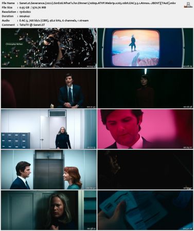 Severance S01 1080p ATVP Webrip 10bit EAC3 5 1 Atmos x265 JBENT TAoE