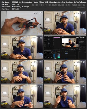  Video Editing With Adobe Premiere Pro - Beginner To YouTube
