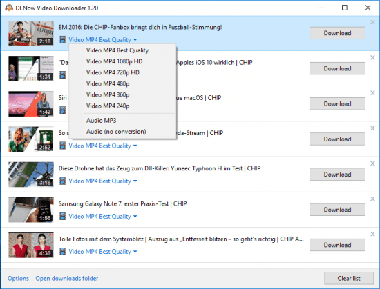 download the new DLNow Video Downloader 1.51.2023.07.16