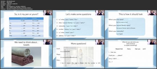 NV's English - Year 1 - Term 1
