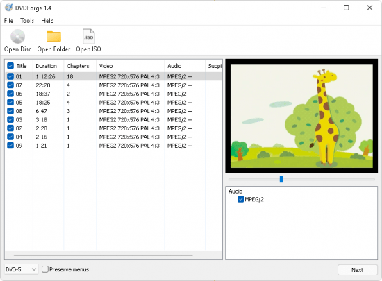 DVDForge 1.4.8 Multilingual