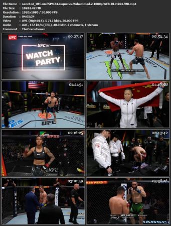 UFC on ESPN 34 Luque vs Muhammad 2 1080p WEB-DL H264 FBB
