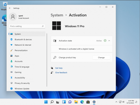Windows 11 Pro 21H2 Build 22000.613 Non-TPM 2.0 Compliant x64 En-US Preactivated